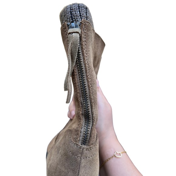 Cougar Brown Mid Ankle Fleece and Sweater Lined Waterproof Boots Size 8 - Picture 8 of 8